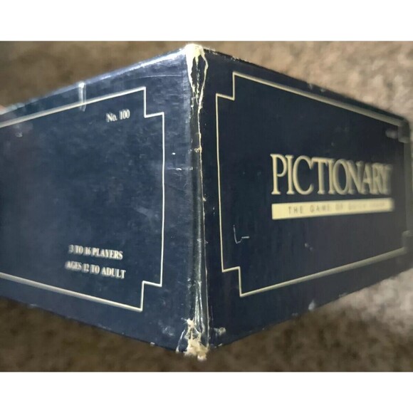 Vintage 1985 Pictionary The Game of Quick Draw 1st Ed REPLACEMENT EMPTY BOX ONLY - Picture 9 of 11
